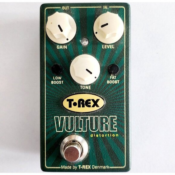 T Rex Vulture Distortion Guitar FX Effects Pedal Tested Working Overdrive ELEC - Picture 1 of 2